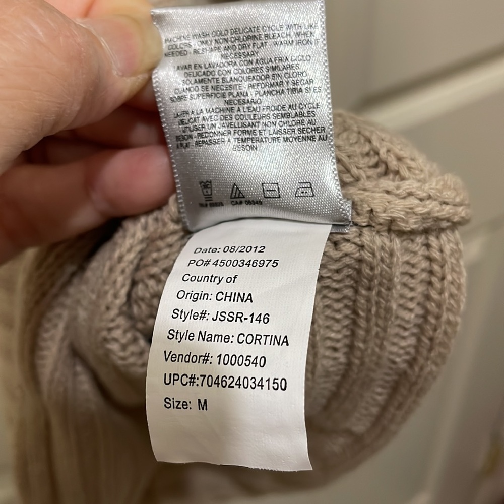 Jessica Simpson tan tunic sweater (sz m) - Picture 9 of 12